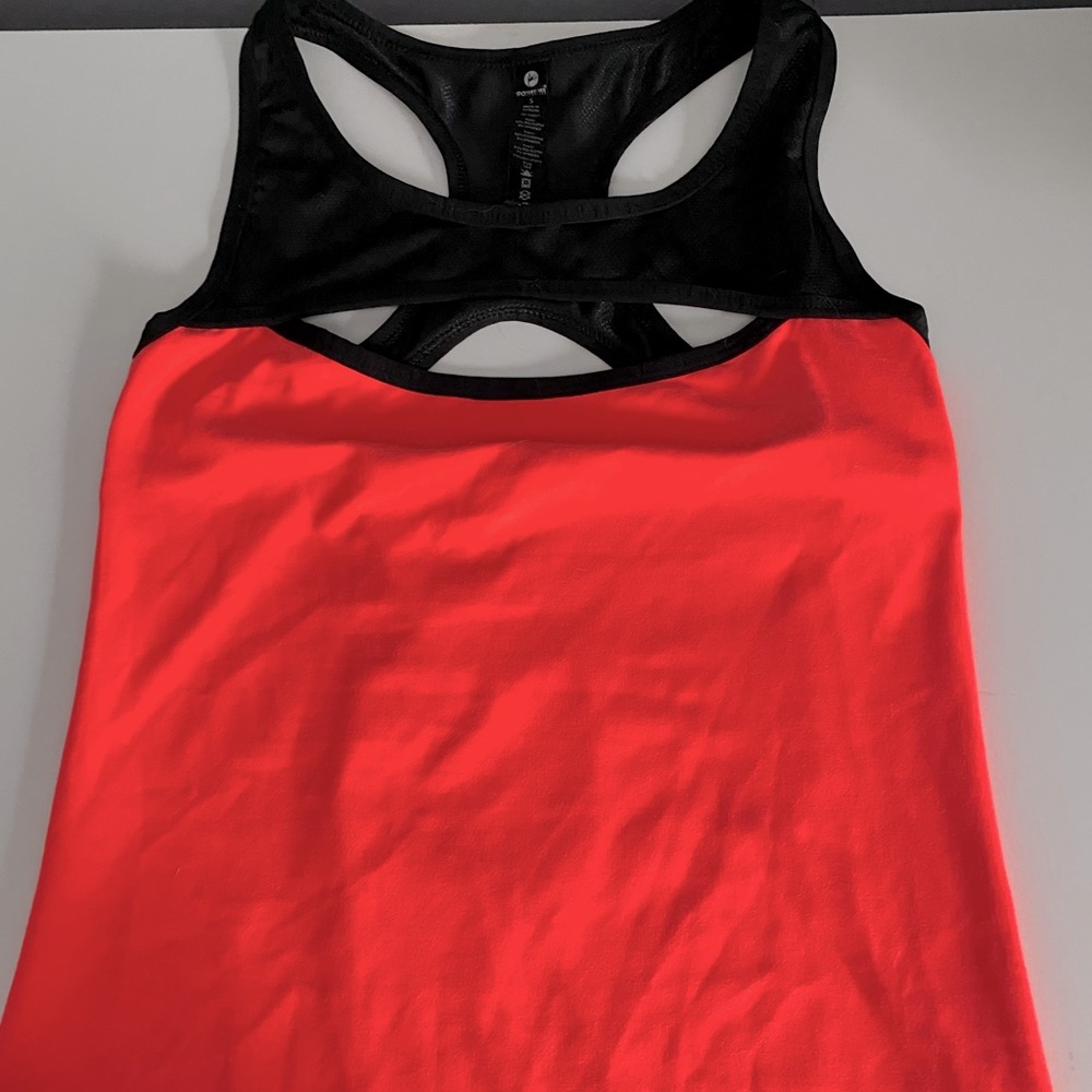 Neon workout tank size small